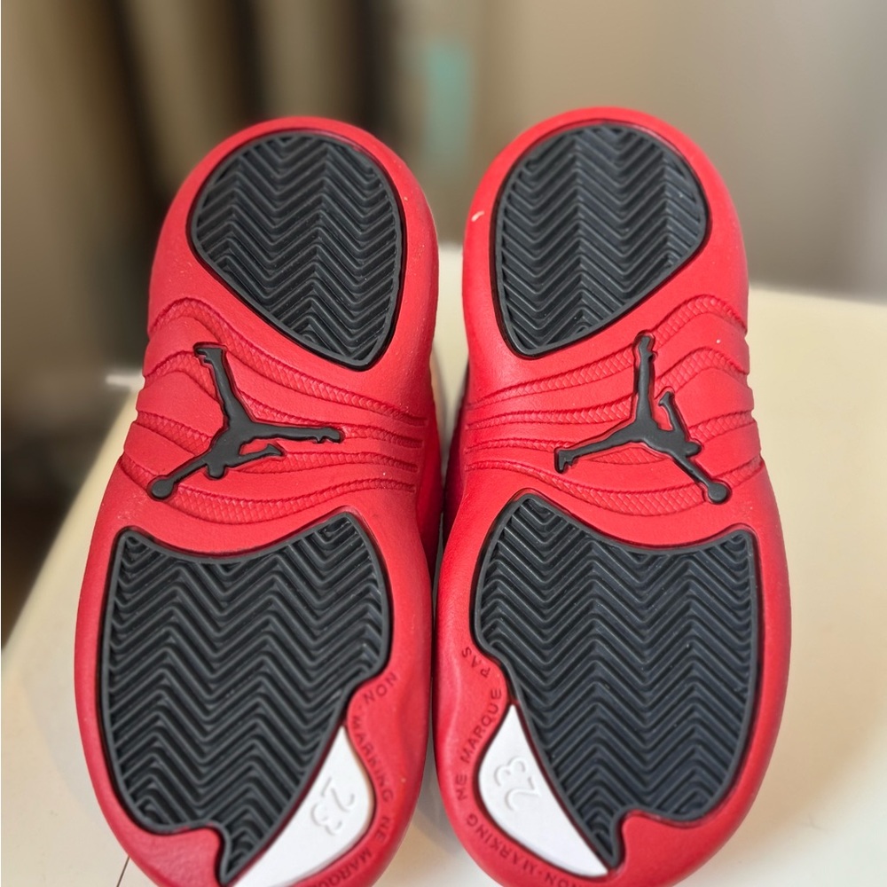 Jordan Retro Red and White Sneakers - Picture 4 of 6